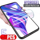 5Pcs Hydrogel Screen Protector Film For iPhone 16 15 14 13 12 11 Pro Max Se X Xr