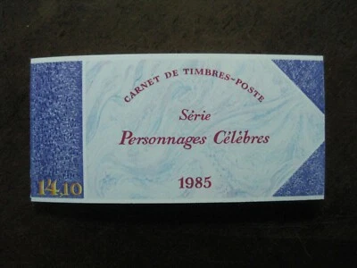 Frankreich Markenheftchen Mi.-Nr. 2, Persönlichkeiten 1985 postfrisch (-g33) - Bild 1 von 2