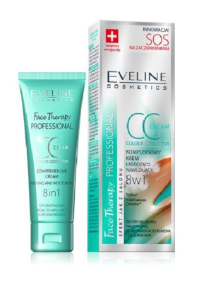 Eveline Face Therapy Professional CC Creme 8in1 umfassend gegen Rötungen