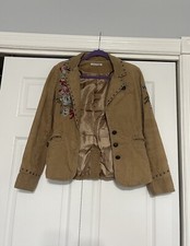 Vintage Corduroy Floral Jacket
