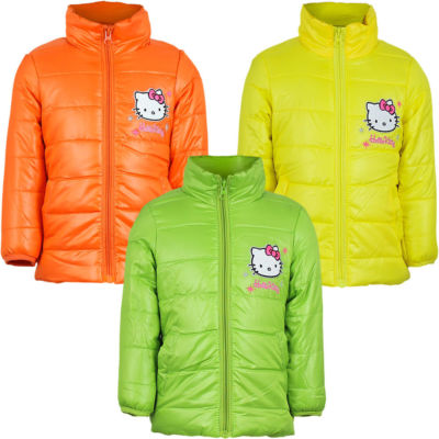 Winterjacke Parka Hello Kitty BRANDNEU Neonfarben -gelb