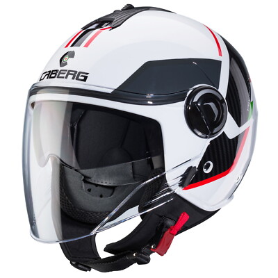 Caberg Riviera V4 X Geo Italia weiss/schwarz/grün rot Motorradhelm Helm