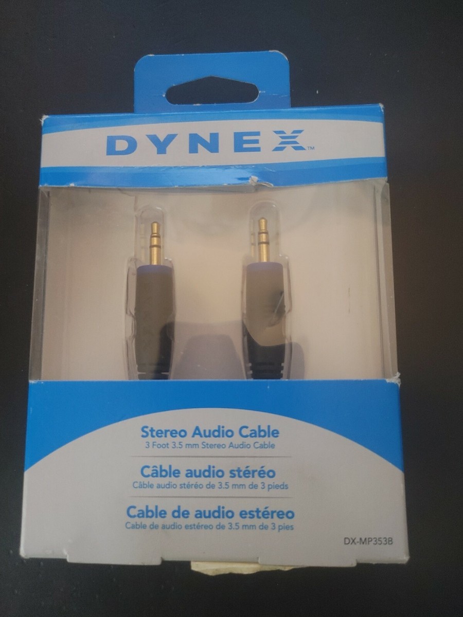 lot of 10 Dynex Stereo Audio Cable for MP3 DX-MP353B ft Cable