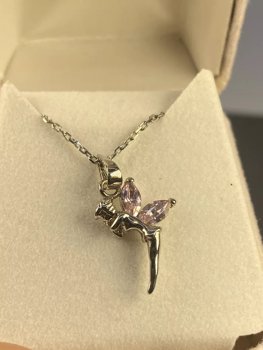 Tinkerbell necklace silver outlet