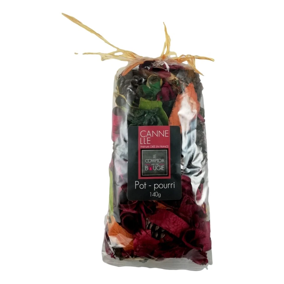 Pot Pourri 140G 10 Parfums Cannelle Eucalyptus Lavande Miel Pêche Vanille Rose - Photo 2/4