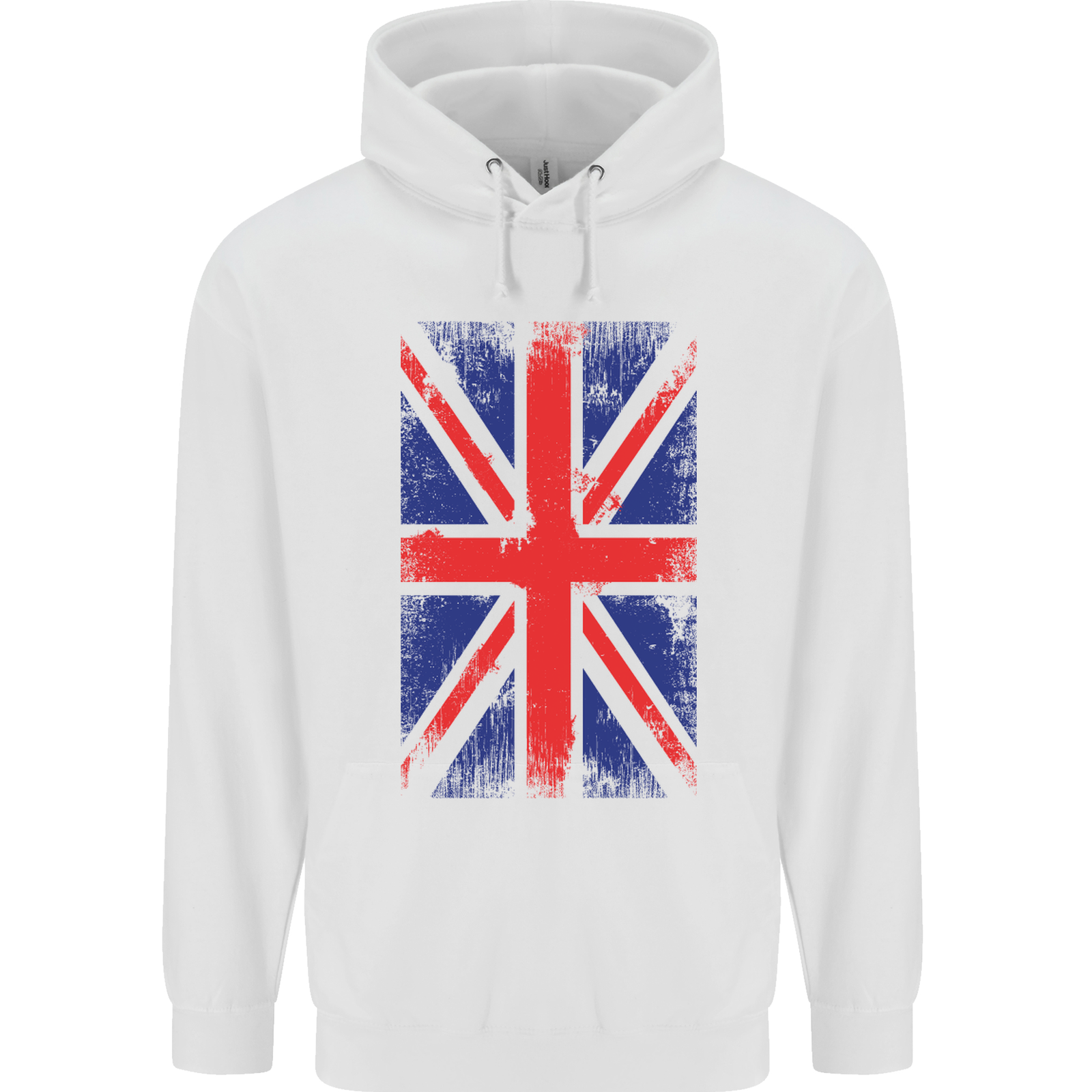 Union Jack British Flag 80% Cotton Mens Hoodie Great Britain