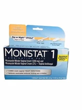 MONISTAT 1 Day Vaginal Antifungal Treatment Coimbination Pack