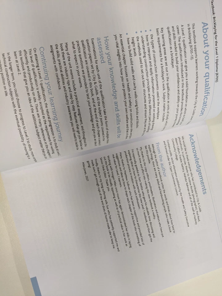 The City and Guilds Textbook Bricklaying for the Level 1 Diploma - Image 4 of 4