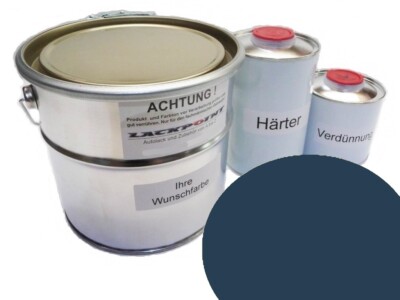 3.5 liter set 2K car paint for Scania 1366617 blue acrylic top coat color blue
