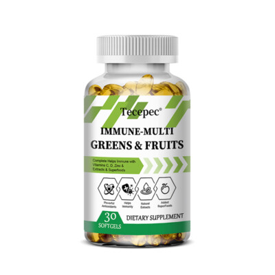 Immune-Multi Greens & Fruits - Complete Immune Support, 30/60/120 Capsules