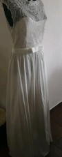 Apart Kleid Hochzeitskleid Brautkleid Standesamt Gr. 40 Pailletten Hochzeit Neu