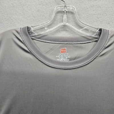 Hanes Cool Dri Men's 3XL Light Gray L/S Sweatshirt