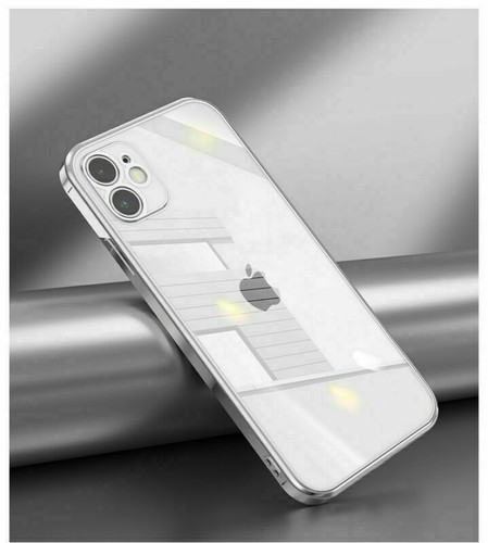 For iPhone 15 14 13 12 Pro Max 11 XS XR 8 Plating Bumper Clear Soft Case Cover - Picture 18 of 21
