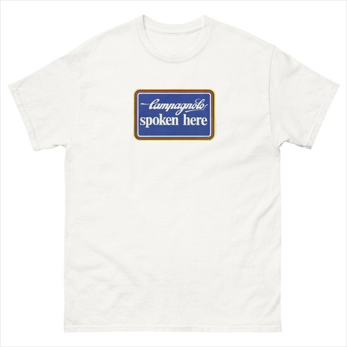 campagnolo spoken here logo t shirt cycling tee - Picture 5 of 5
