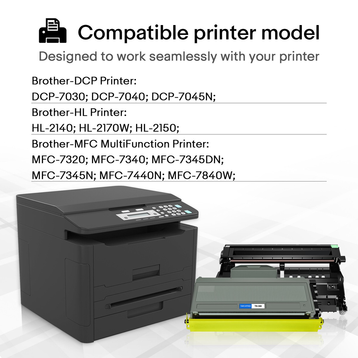 Toner Ricambio Greencycle Cartuccia Toner TN360 Compatibile Per - Foto 4