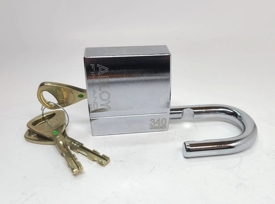 Abloy 340 Padlock Hardened Steel Body Same size as "ENFORCER 341" lock -3 keys - Image 4 of 4
