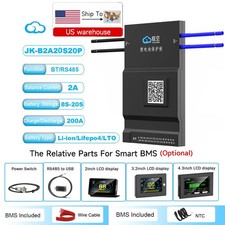 JK BMS 8S-20S 24V-60V 200A Li-ion LiFePo4 BMS with 2A ActiveBalance BT/RS485 lot