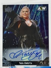 2023 Upper Deck AEW All Elite Wrestling Pyro Taya Valkyrie #6 Auto 8/25