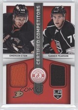 2013-14 Totally Certified Red Emerson Etem Tanner Pearson #CC-EP 9b4
