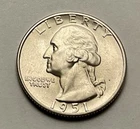 1951-S Washington Quarter, Lustrous Gem Beauty