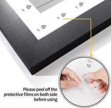 11X14 Picture Frame, 11 X 14 Frame Display Pictures 8X10 with Mat or 11X14 wi...