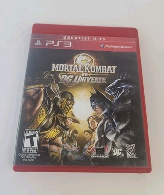 Mortal Kombat vs DC Universe PlayStation 3 PS3 FACTORY SEALED GREATEST HITS NEW