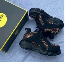 Buffalo London Platform Sneakers Leopard Anim...