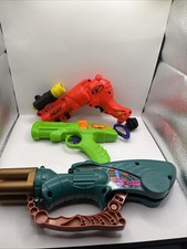 Vintage NERF Gun Lot Secret Shot 1  2 Rattler Lot Of 3-Untested Without Darts
