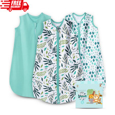Cute Castle Baby Sleep Sack 0-6 Months - Lightweight 100 Cotton 2-Way Zipper