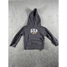 Sudadera con Capucha Gap X Disney Mickey Mouse Niños Pequeños 3T Desteñida Arco Negro Sudadera