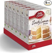 Betty Crocker Zesty Lemon Cake Mix 425g Pack of 6