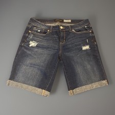 Aeropostale Bermuda Distressed Jean Shorts Size 8 women