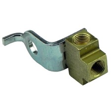 316 Inverted Flare Brake Line Brass Tee 38-24 All Sides With Bracket Te06 1pc