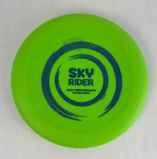 Sky Rider Flying Disc 8.5" Green Frisbee Outdoor Throw Toy