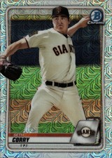 2020 Bowman Chrome Prospects Mojo Refractor #BCP-242 - Seth Corry - Giants