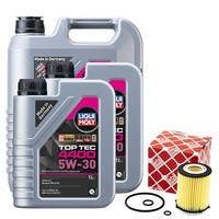 MotoröL Set 4400 5W-30 Liqui Moly 7 Liter + ÖLfilter FüR Mercedes E-Klasse SLC