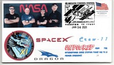 Space cover SpaceX Crew-11  ISS undocking Houston 1/14/2026 7 covers made