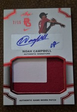 2016 Leaf Perfect Game National Showcase - Patch Autographs Noah Campbell