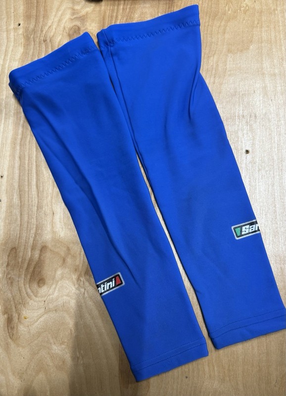 Santini Arm Warmers Size M Blue