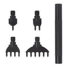 Diamond Reihenlocheisen- / Chisel-Set, in 3 Gr&ouml;&szlig;en, f&uuml;r diverse Lederarbeiten