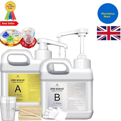 Professionelles 95 Unzen Epoxidharz Kit - Blasenfrei, Hochglanz Finish für Handwerk