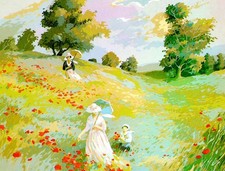 Seg De Paris Needlepoint canvas for halfstitch without yarn Canvas Promenade ...