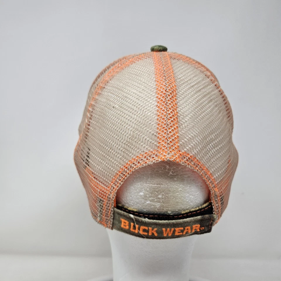 Gorra Buck Wear Snap Back Camuflaje Malla Camionero Bordado Ciervo Para Hombres OSFM Foto 4 de 4