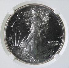 American Eagle MS 69 Graded 1990 Silver Bullion Coins for sale | eBay