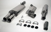 TA Technix Auspuffanlage 2X80MM Passend FÜR VW Golf II 16V TYP 19E
