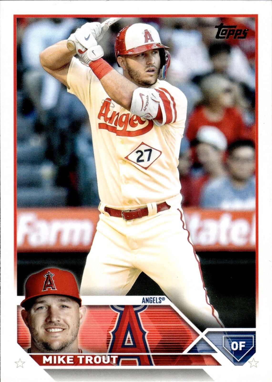 2023 Topps Mike Trout #27 Los Angeles Angels
