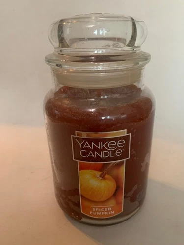 Yankee Candle Spiced Pumpkin Large Jar 22 oz. New
