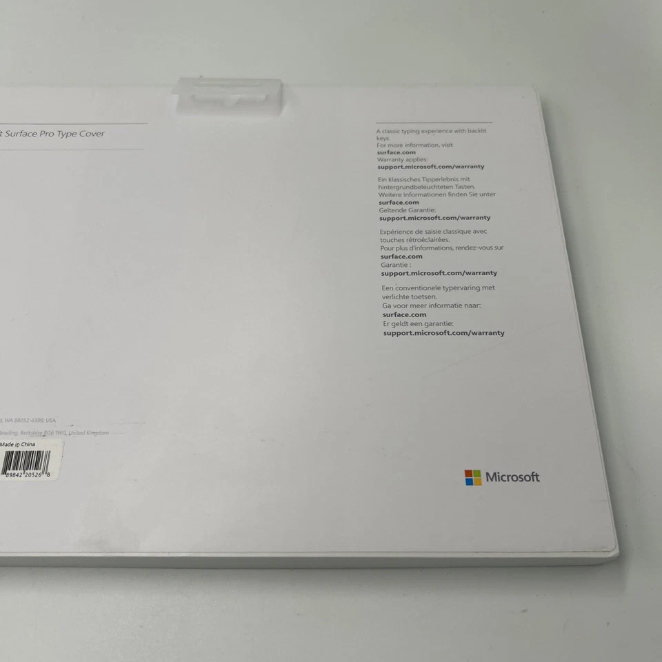 Cubierta de teclado tipo firma Microsoft Surface Pro - negra (FMN-00003) sellada Foto 2 de 4