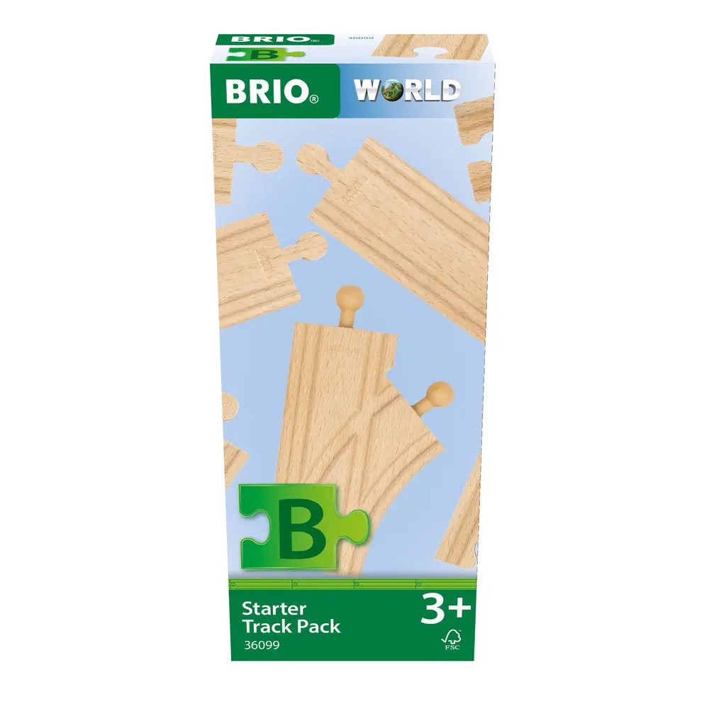 Brio Unisex Bunt Bauklötze -Starterset - 12 Schienen - Pack B - Image 2