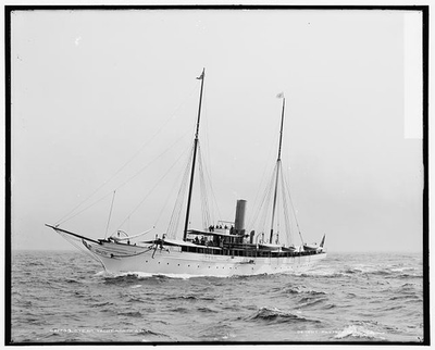 #ad Steam yacht North Star c1900 Old Photo AU $8.50